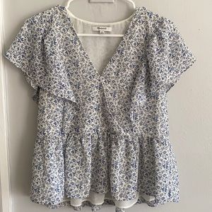 Madewell floral top
